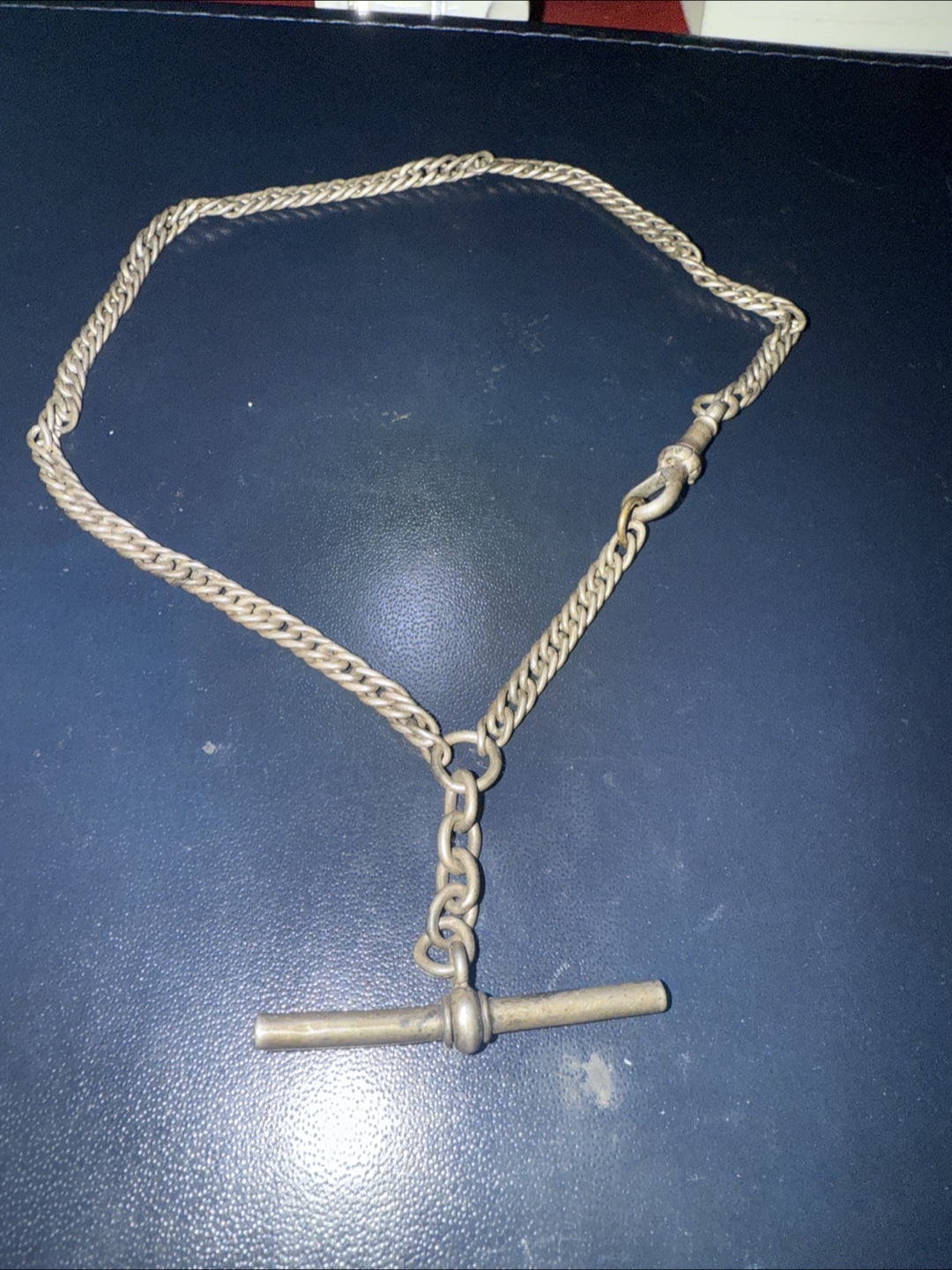 Vintage Silver Pocket Watch Chain