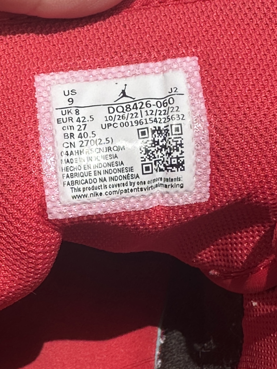 Air Jordan 1 Mid (GS) Red Black Size 9 - photo 3