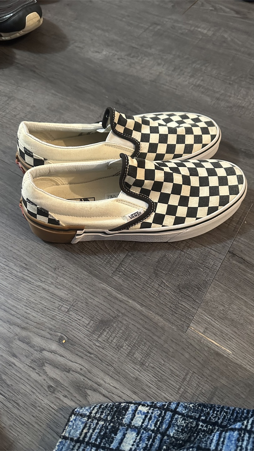 Vans Classic Slip-On Checkerboard Skate Shoes