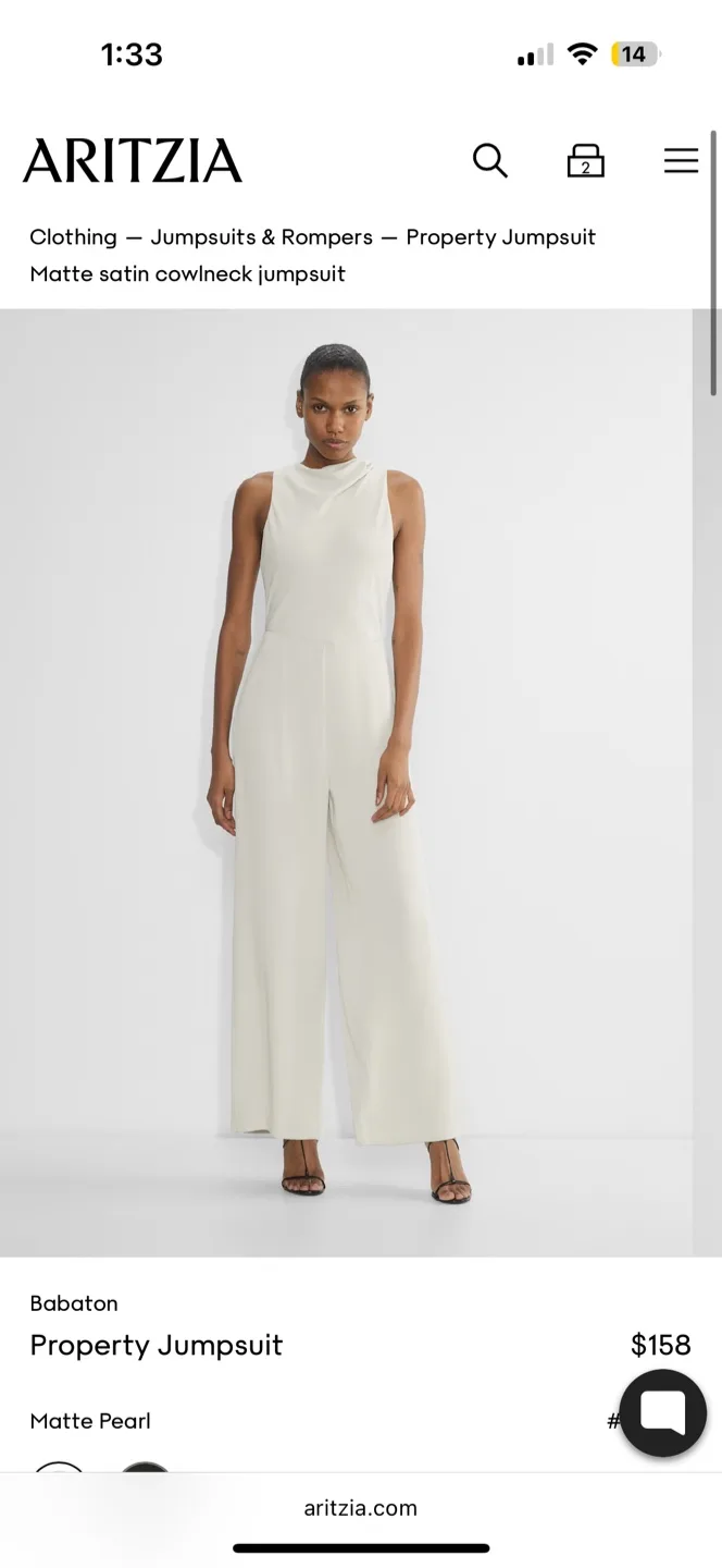 Aritzia Property Jumpsuit Size S NWT 🏒 thumbnail