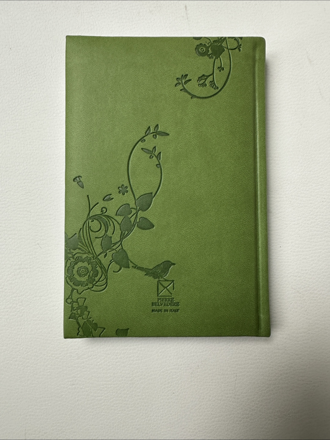 Notebook - Olive Green Floral Design🏒