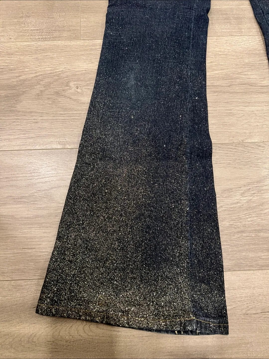 Indian Rose Bell Bottom Jeans Size 26  🏒 image indicator(3)