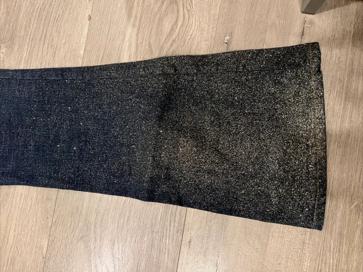 Indian Rose Bell Bottom Jeans Size 26  🏒 image indicator(8)