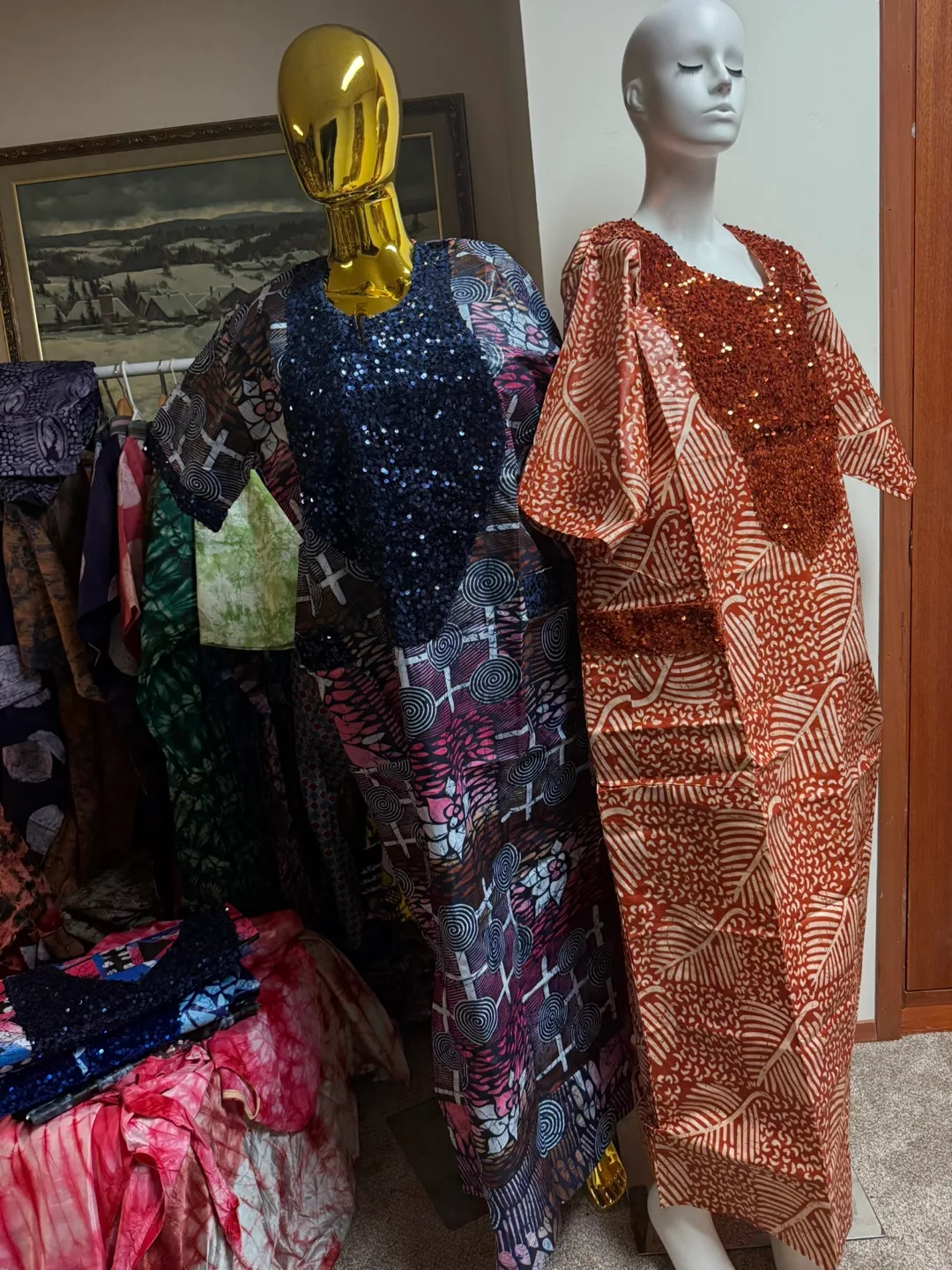 Beautiful African Print Dresses - Two Unique Styles thumbnail