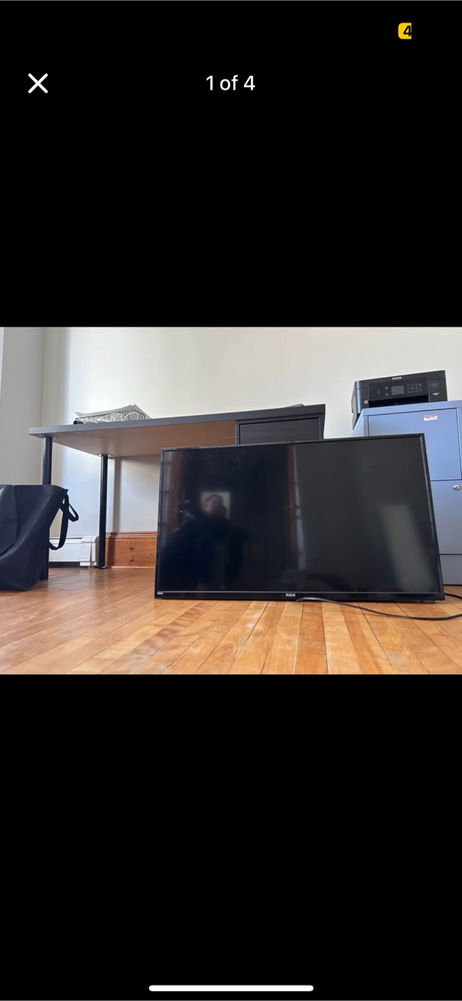 RCA 42" LED TV with Wall Mount