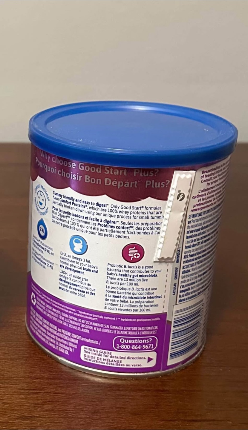 Good Start Bon Départ Plus Stage 1 Baby Formula - photo 3