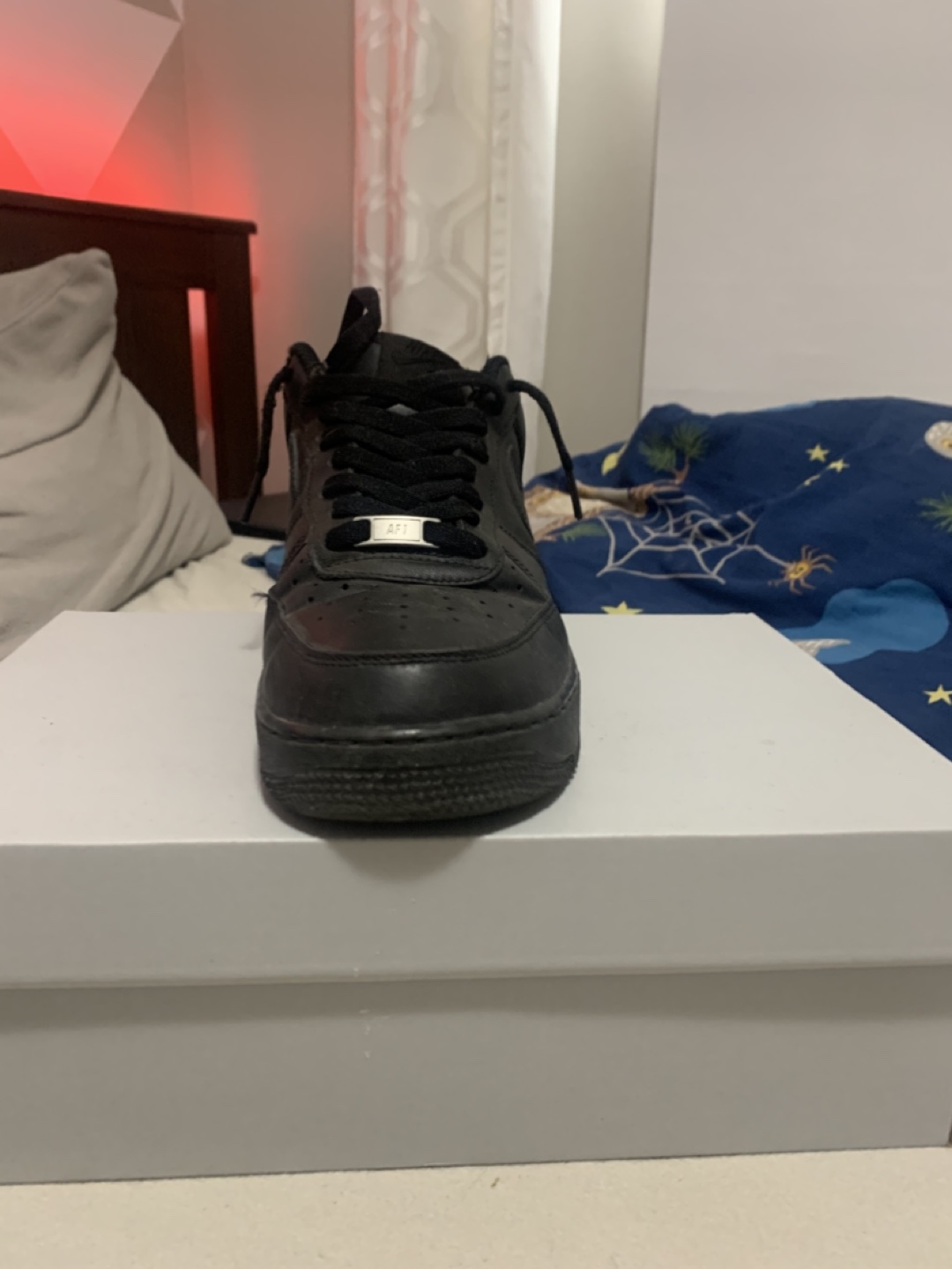 Black Air Force 1s - photo 2