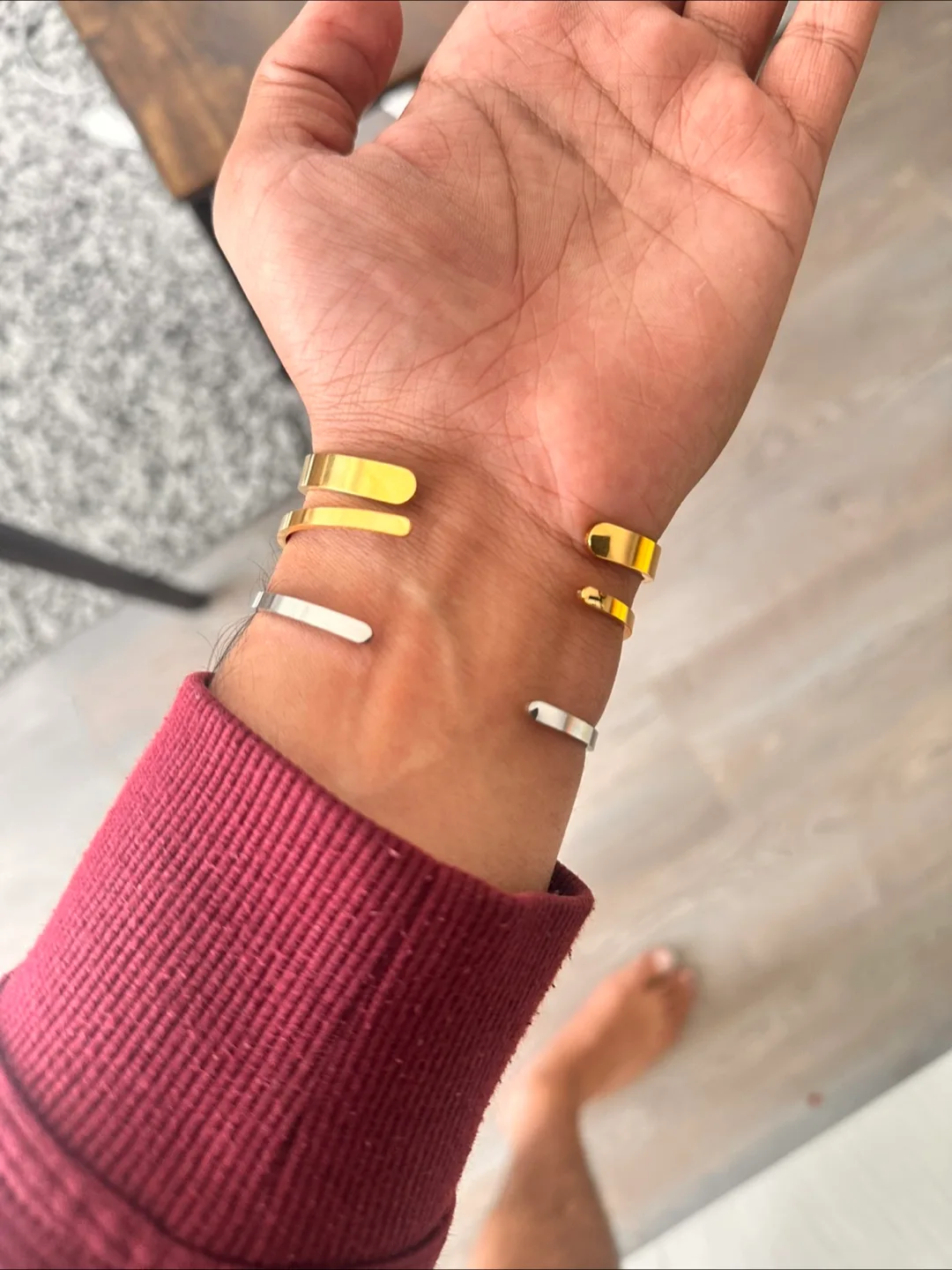 Coated in pure 18 K Gold , Cuban link , Rope , Bangles image indicator(7)