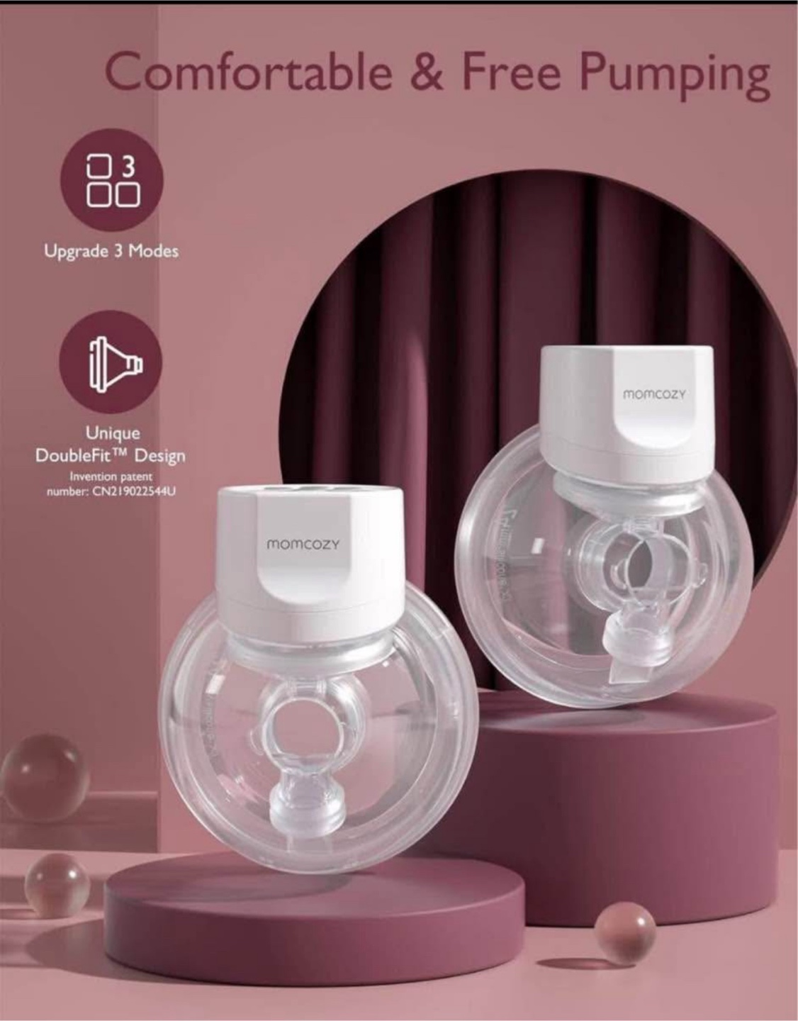 Momcozy S12 Pro wearable breast pump - photo 2