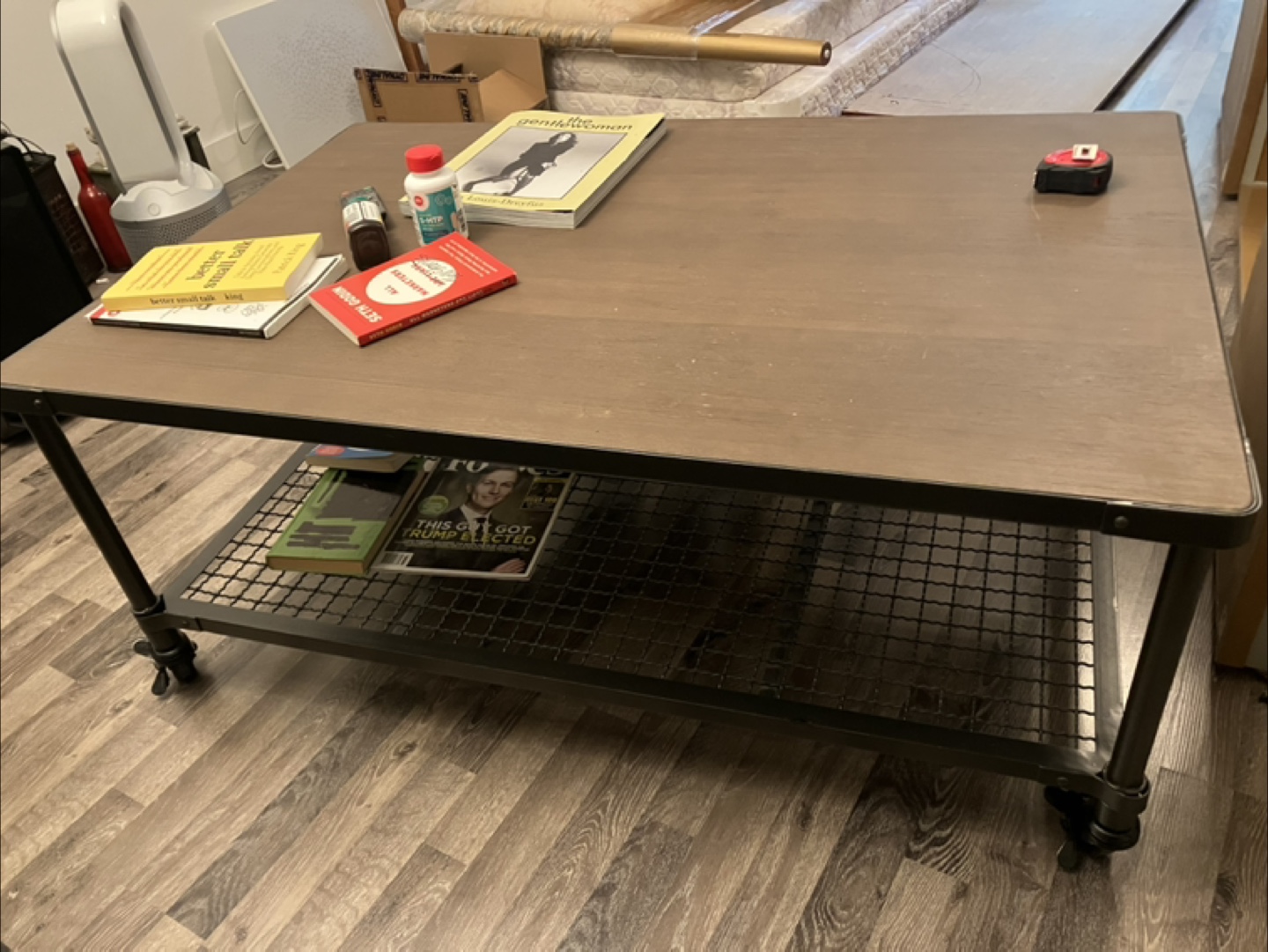 Coffee Table with Lower Shelf