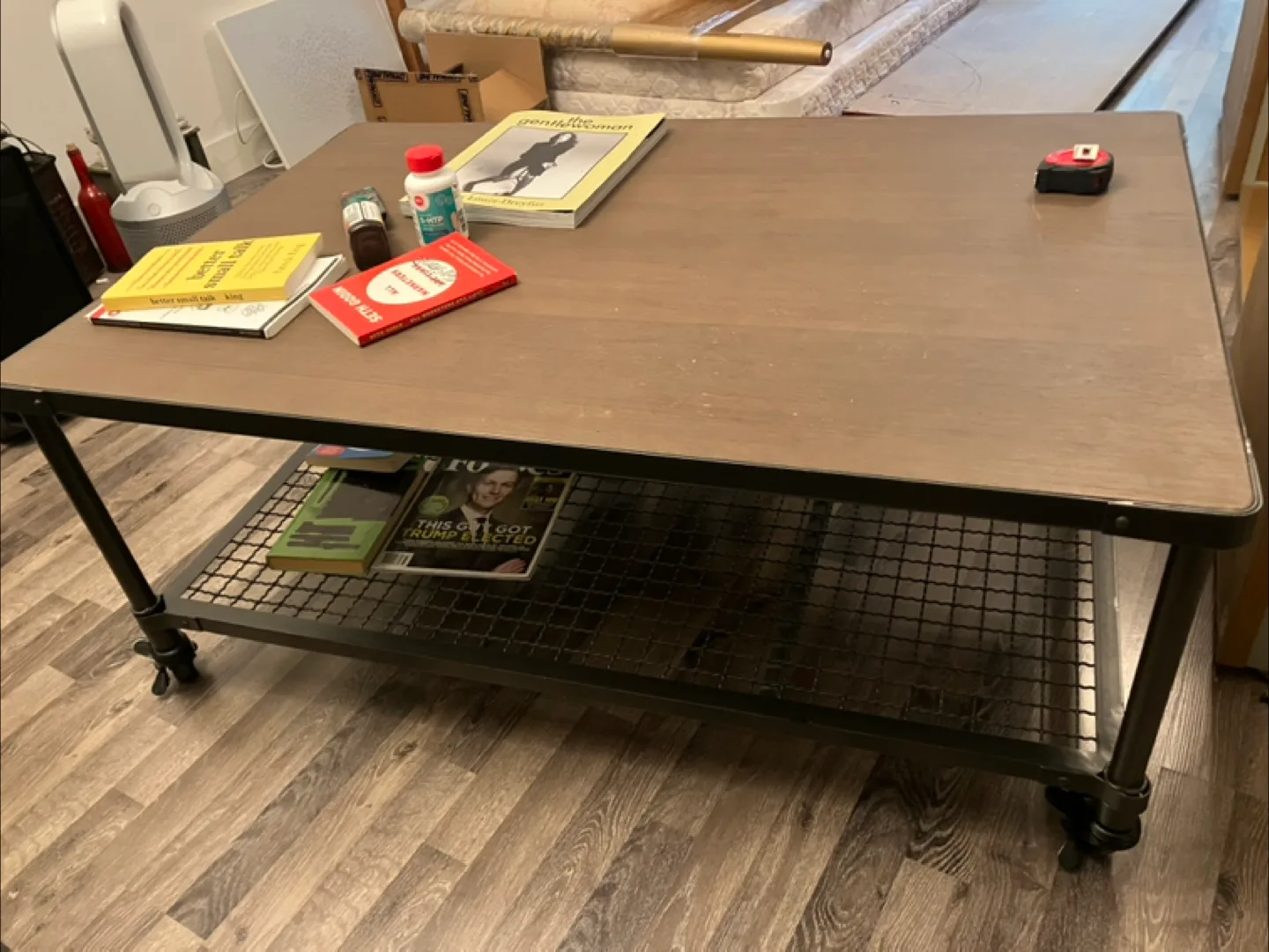 Coffee Table with Lower Shelf thumbnail