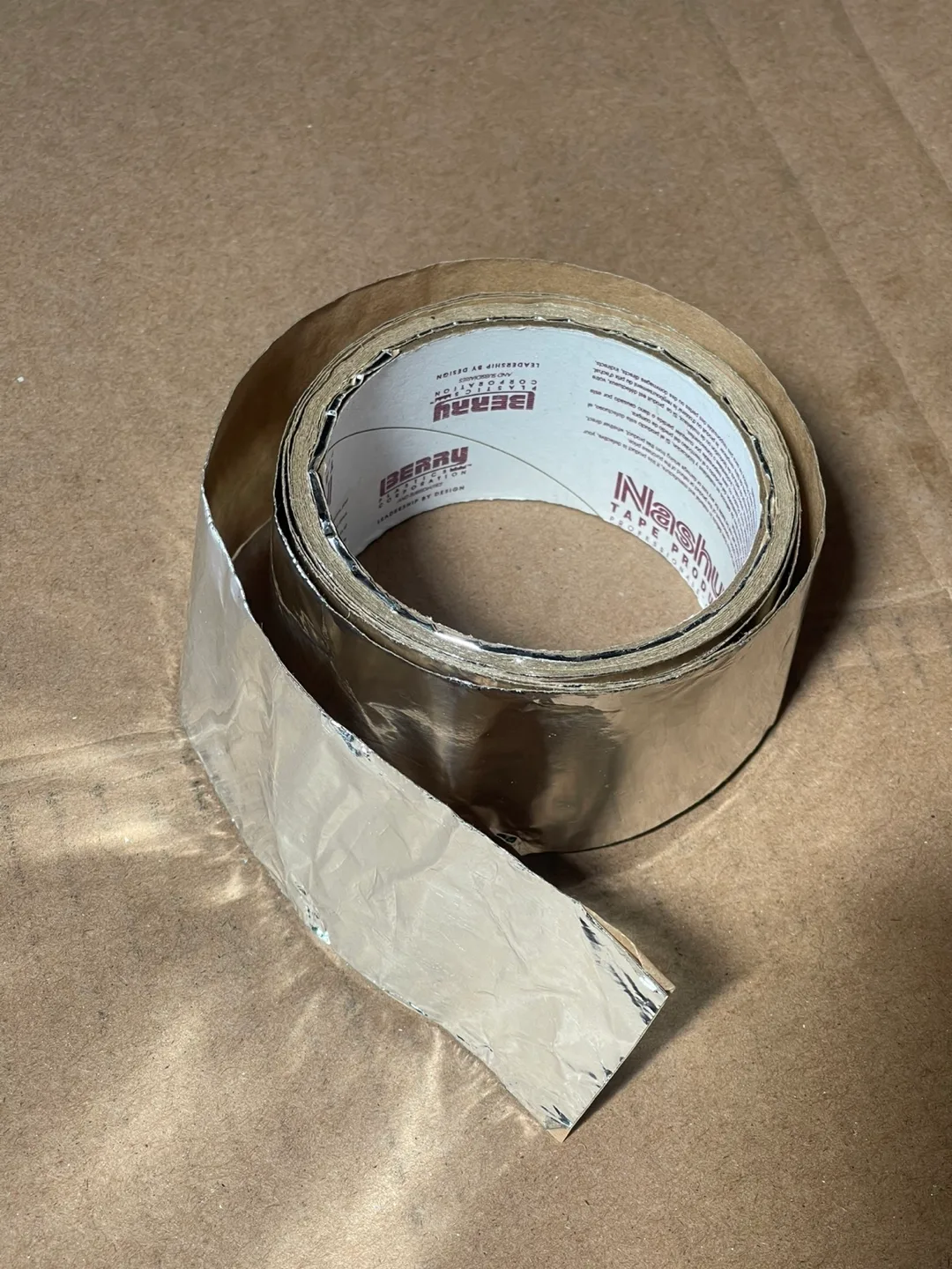 Berry Plastics Nashua Tape Roll - Aluminum Foil HVAC Tape thumbnail