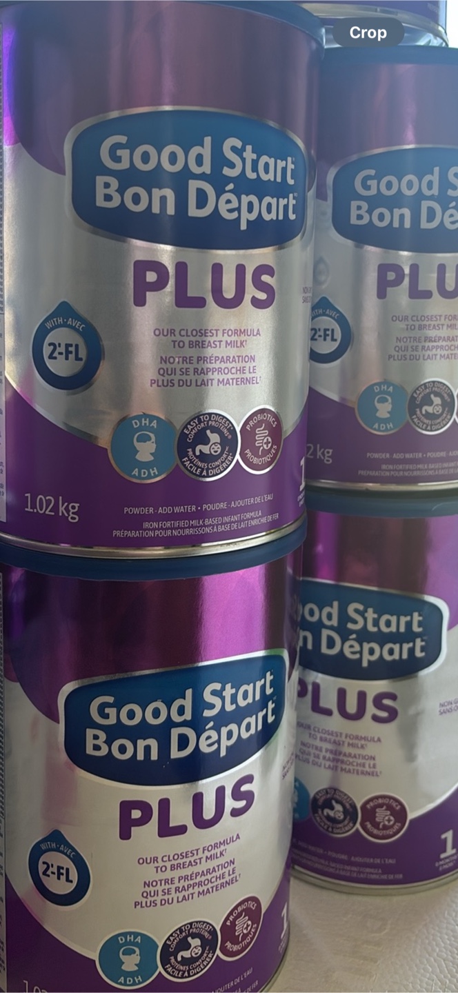 3x Good Start Bon Départ Plus Infant Formula 1.02kg