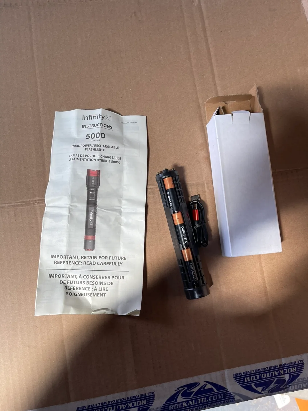 Infinity X5000 Rechargeable Flashlight image indicator(3)