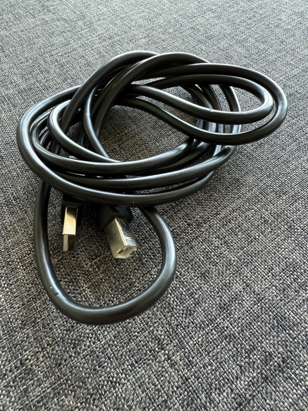 [Used] USB 2.0 A Male to B Male 28/24AWG (Printer) Cable