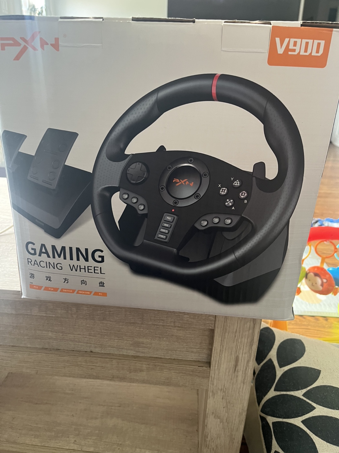 PXN V900 Racing Wheel with Pedals - photo 2