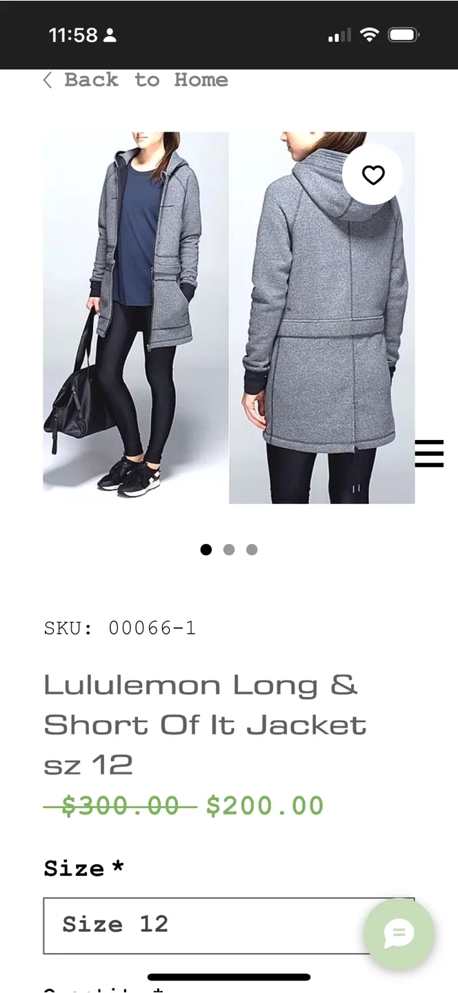 Lululemon Grey Long & Short It Jacket image indicator(8)