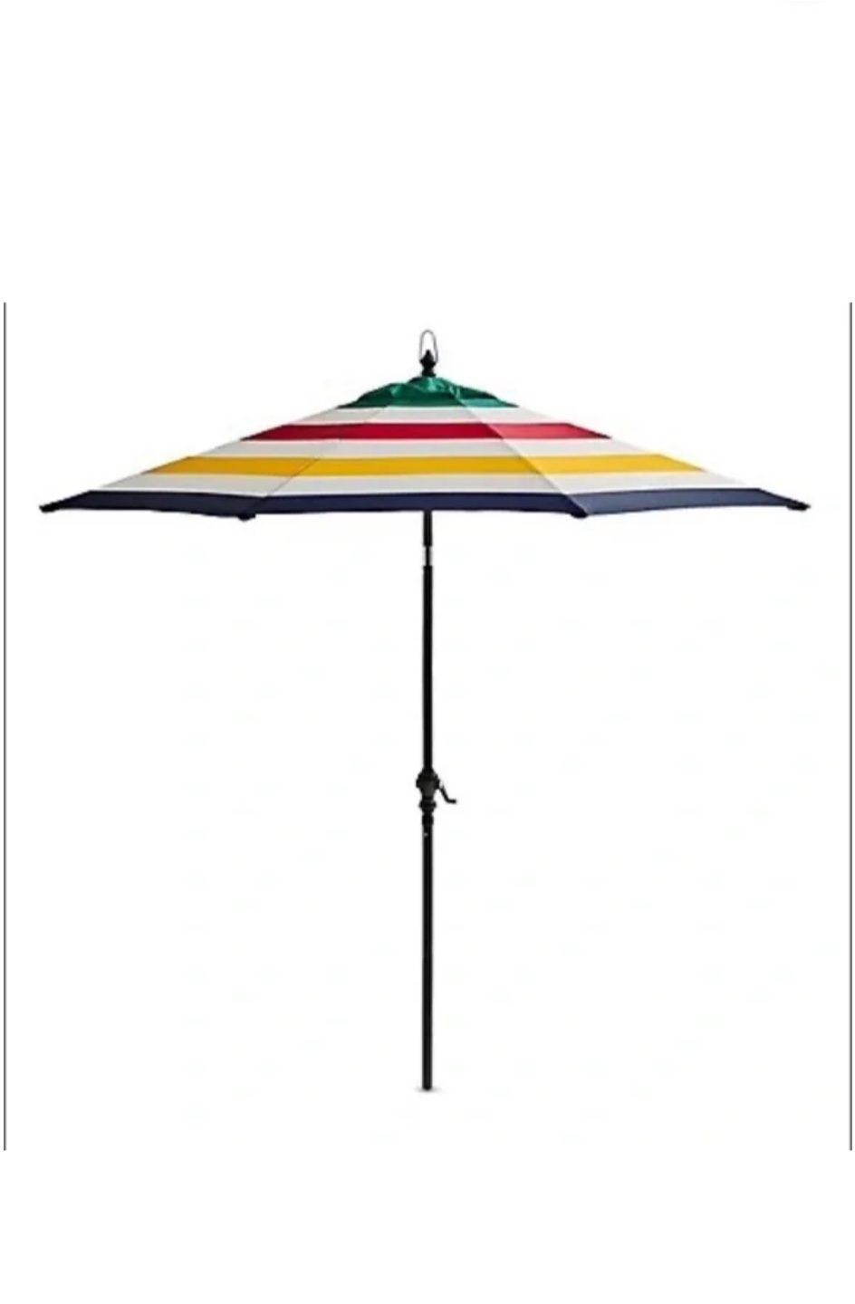 The Hudson’s Bay outdoor umbrella stripes 9ft outdoor market