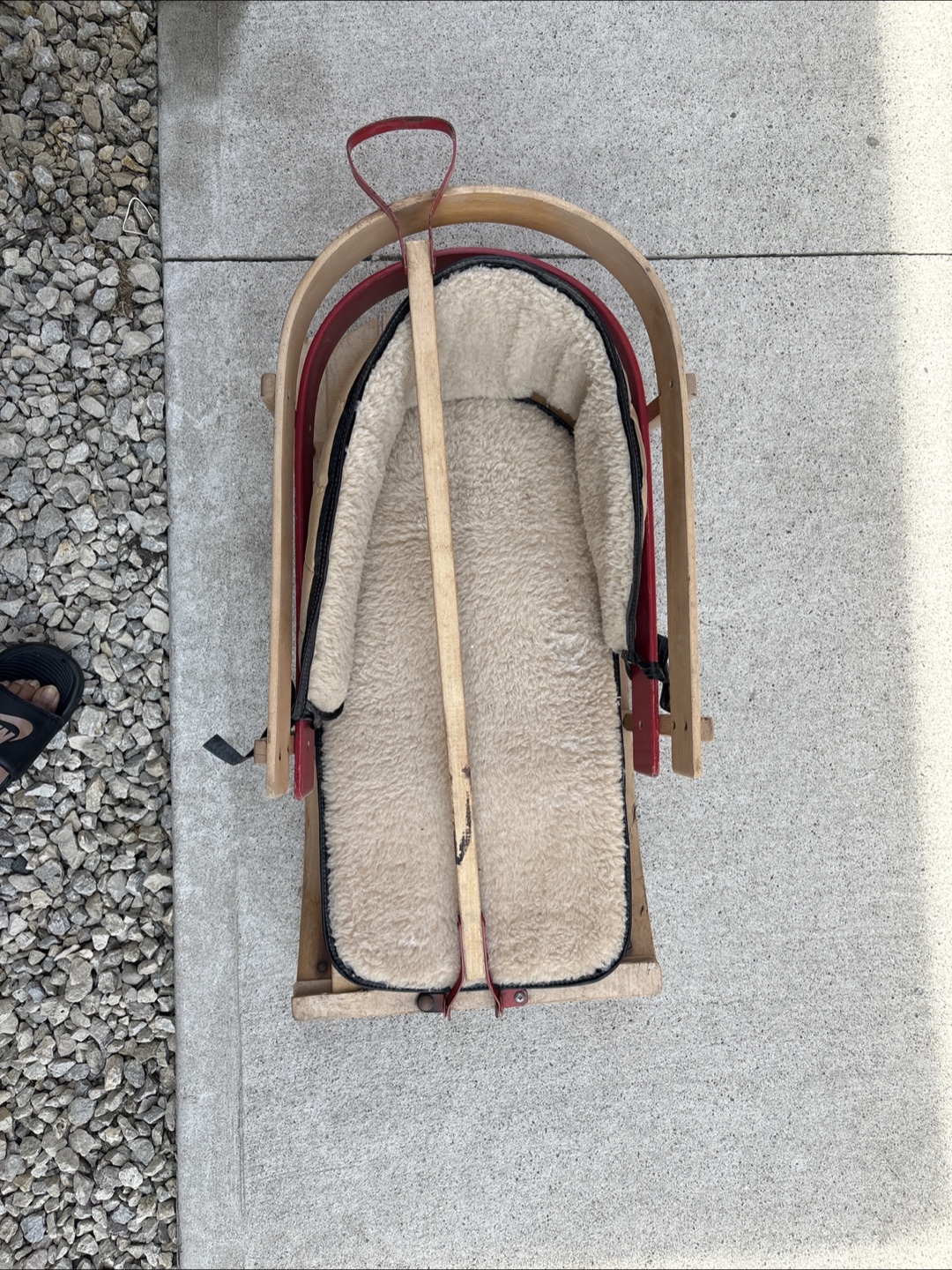 Vintage Wooden Child's Sled - photo 2