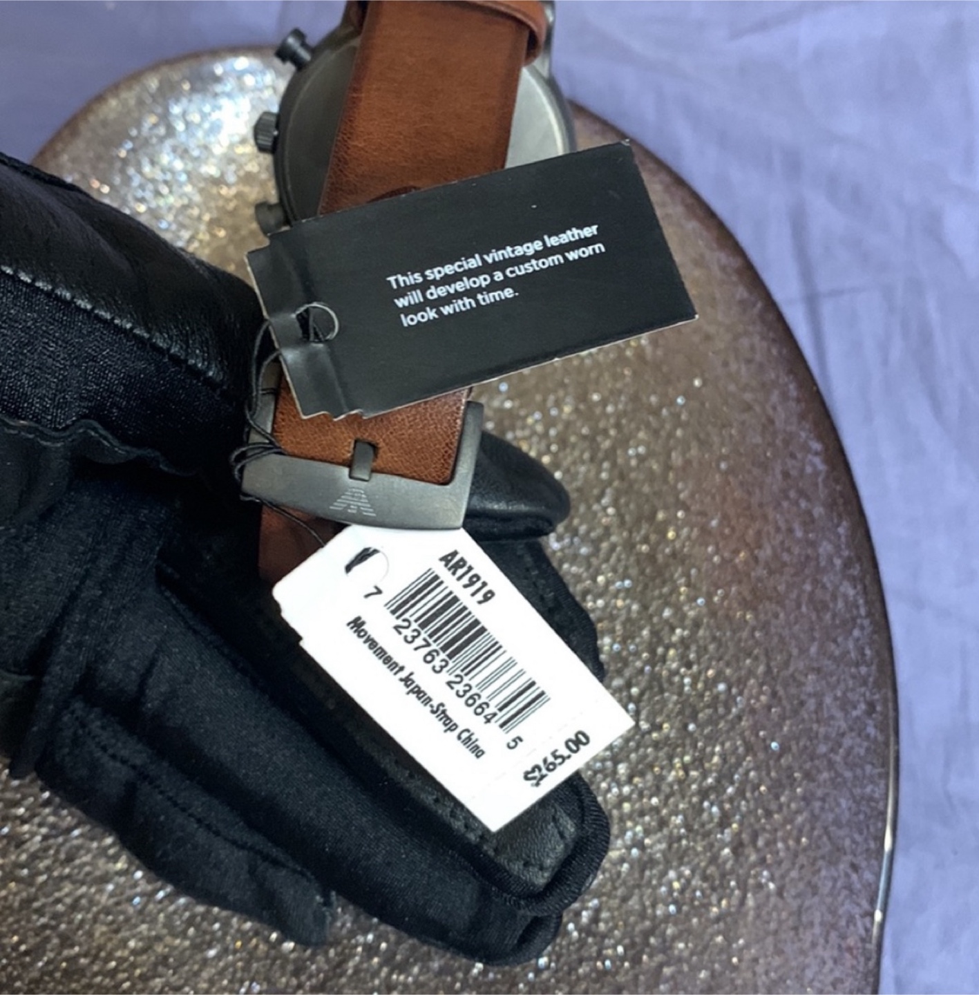 Emporio Armani Men's Leather Watch - photo 2
