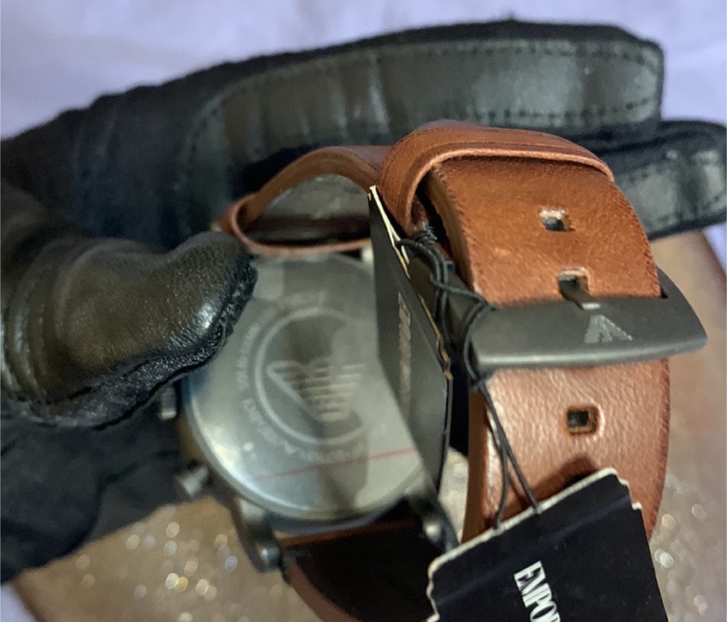 Emporio Armani Men's Leather Watch - photo 3