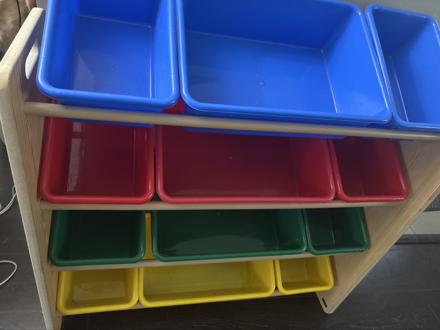 Kids Toy Organizer with Coloured Bins - photo 3