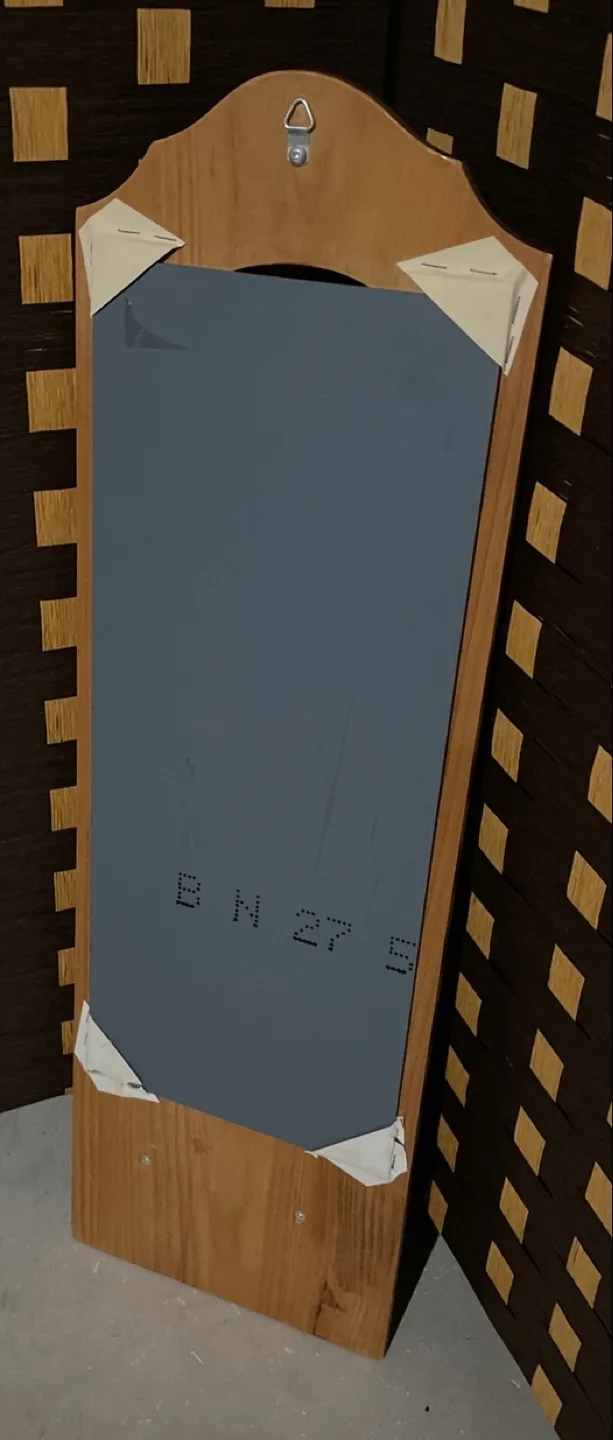 🏒Wooden Wall Mirror with Carved Flowers image indicator(2)