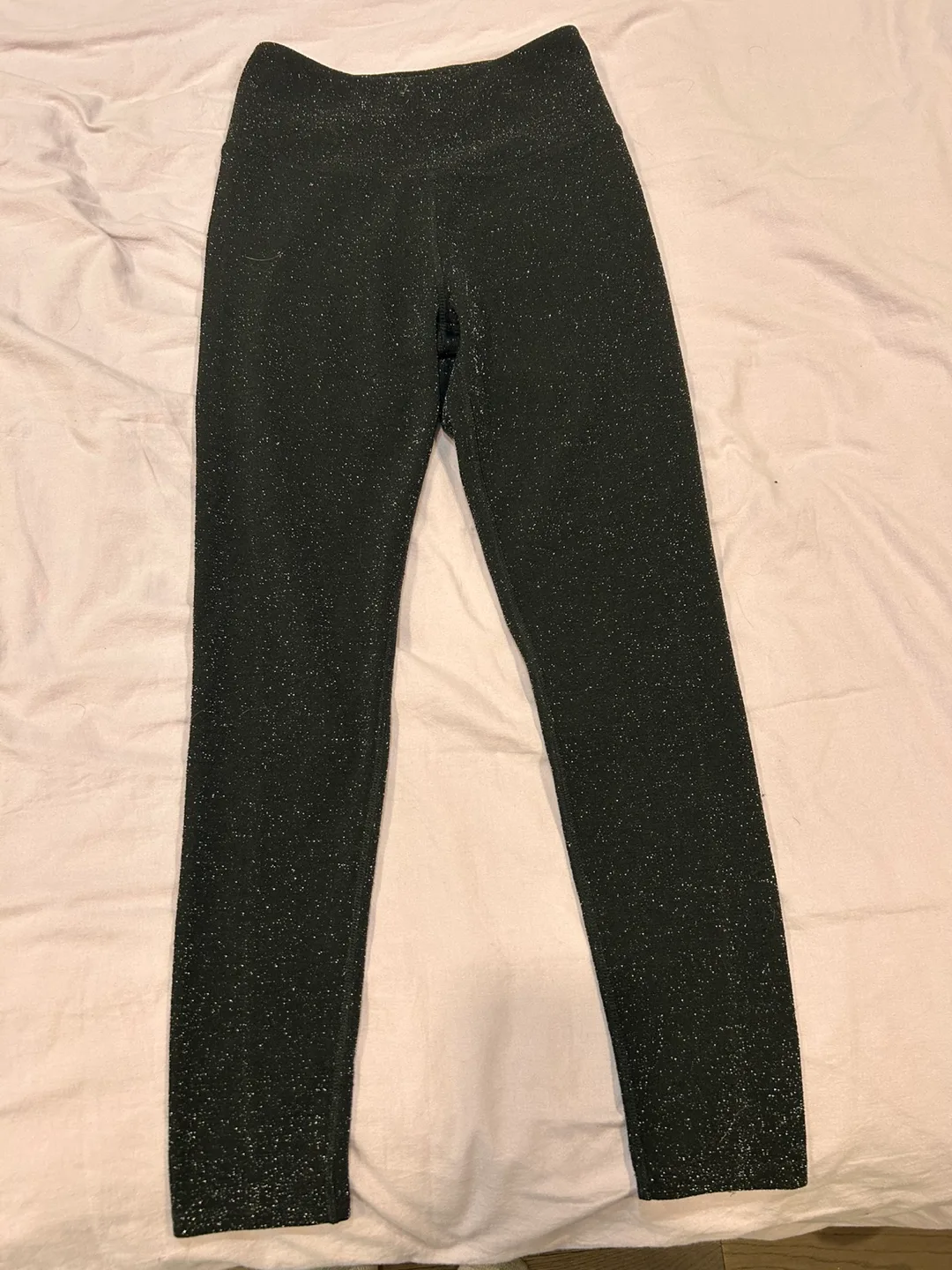 Garage Black Sparkle Leggings Size SP thumbnail