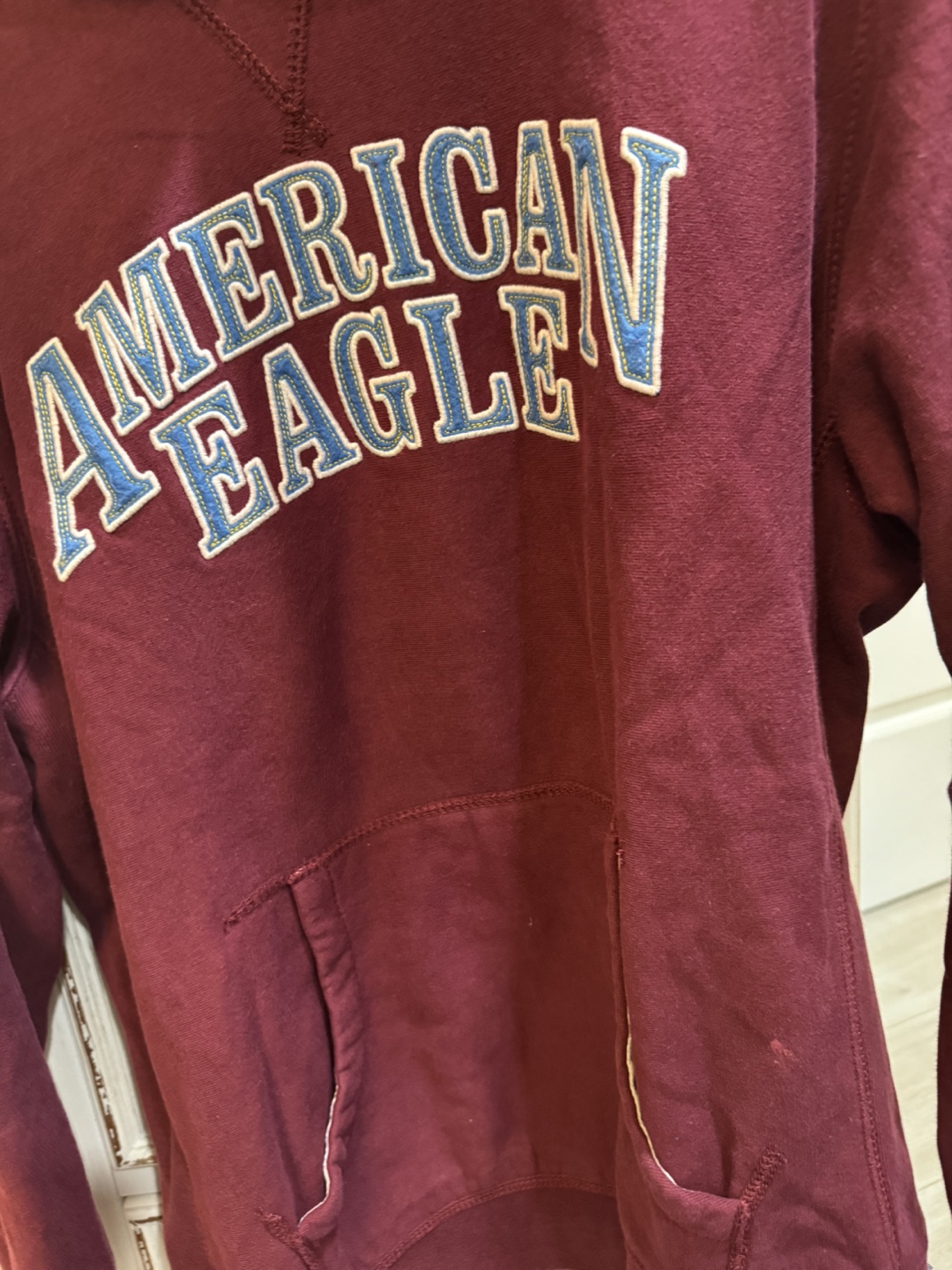 American Eagle Maroon  Hoodie - photo 3