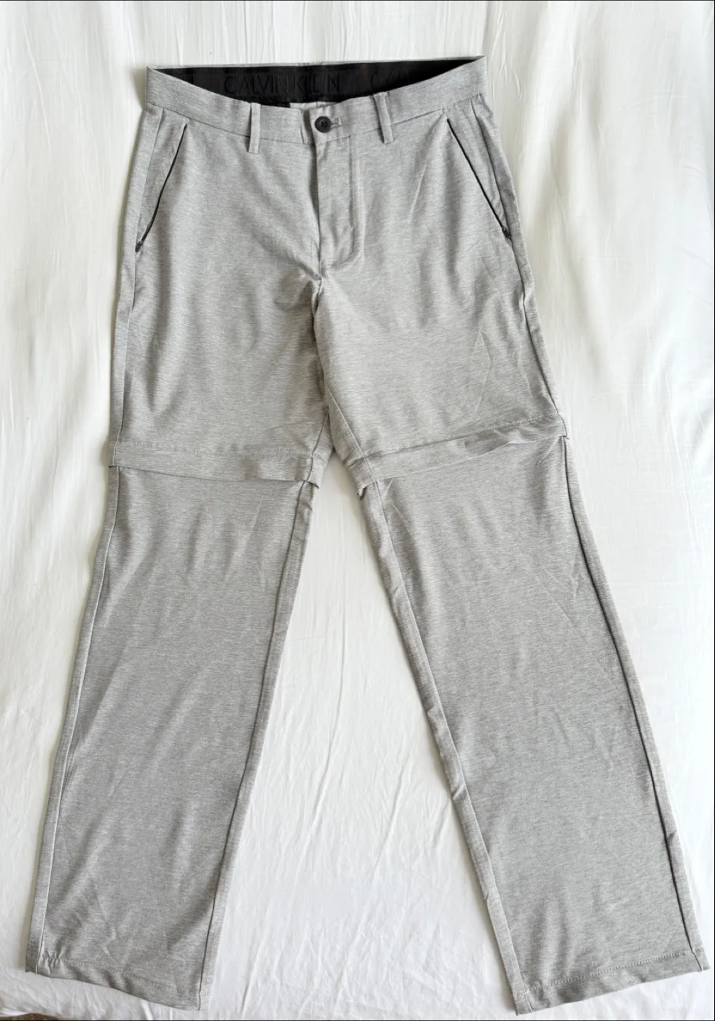 Calvin Klein Men's Grey Zip-Off Hiking Pants thumbnail