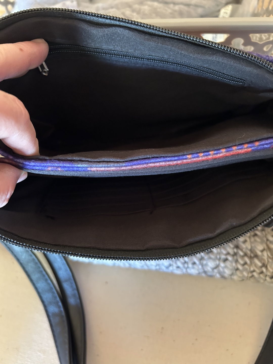 Purple Southwestern Pattern Crossbody Bag - photo 2