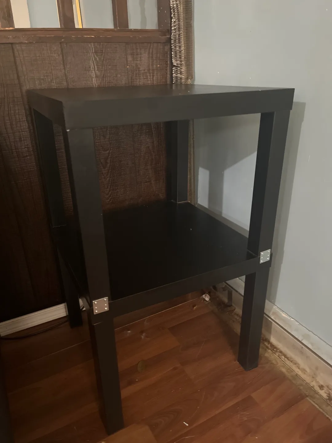 Black Two-Tiered Side Table thumbnail