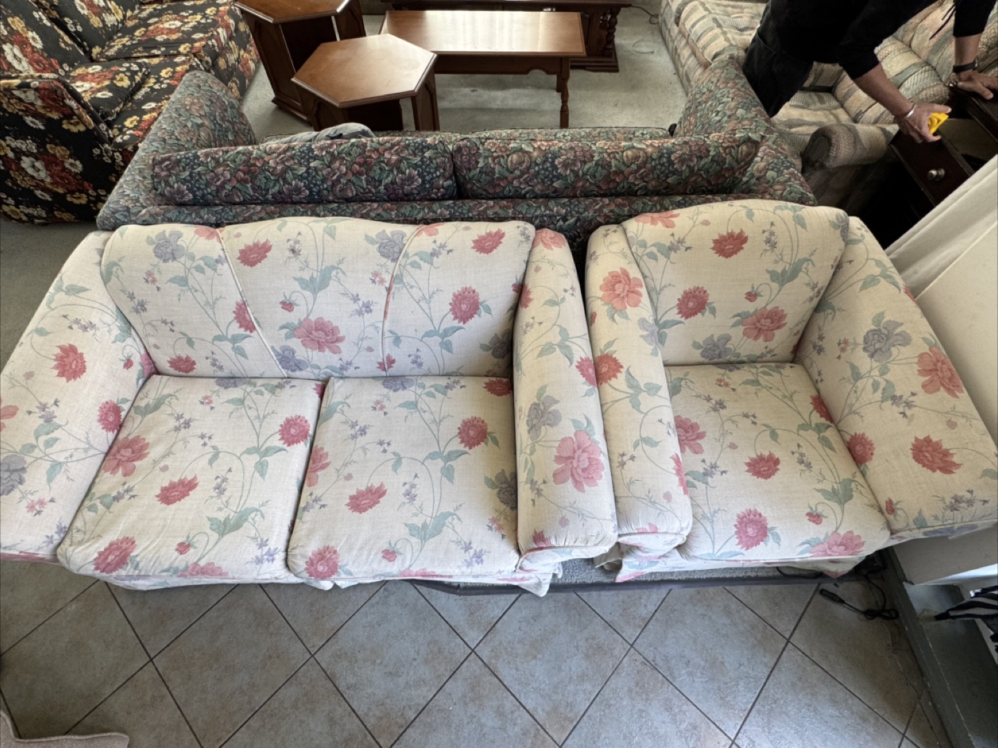 Sklar-Peppler Floral Sofa and Chair Set - photo 2