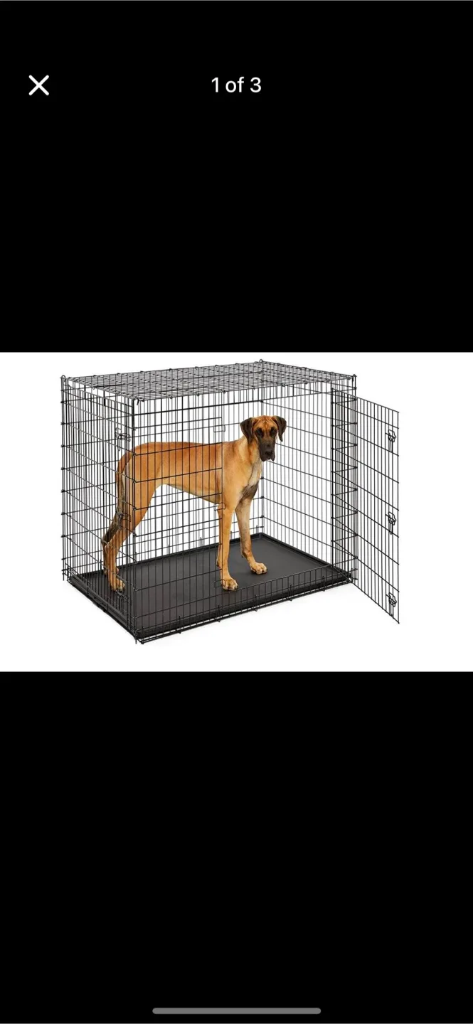 Large Dog Crate - Heavy Duty, Double Door thumbnail