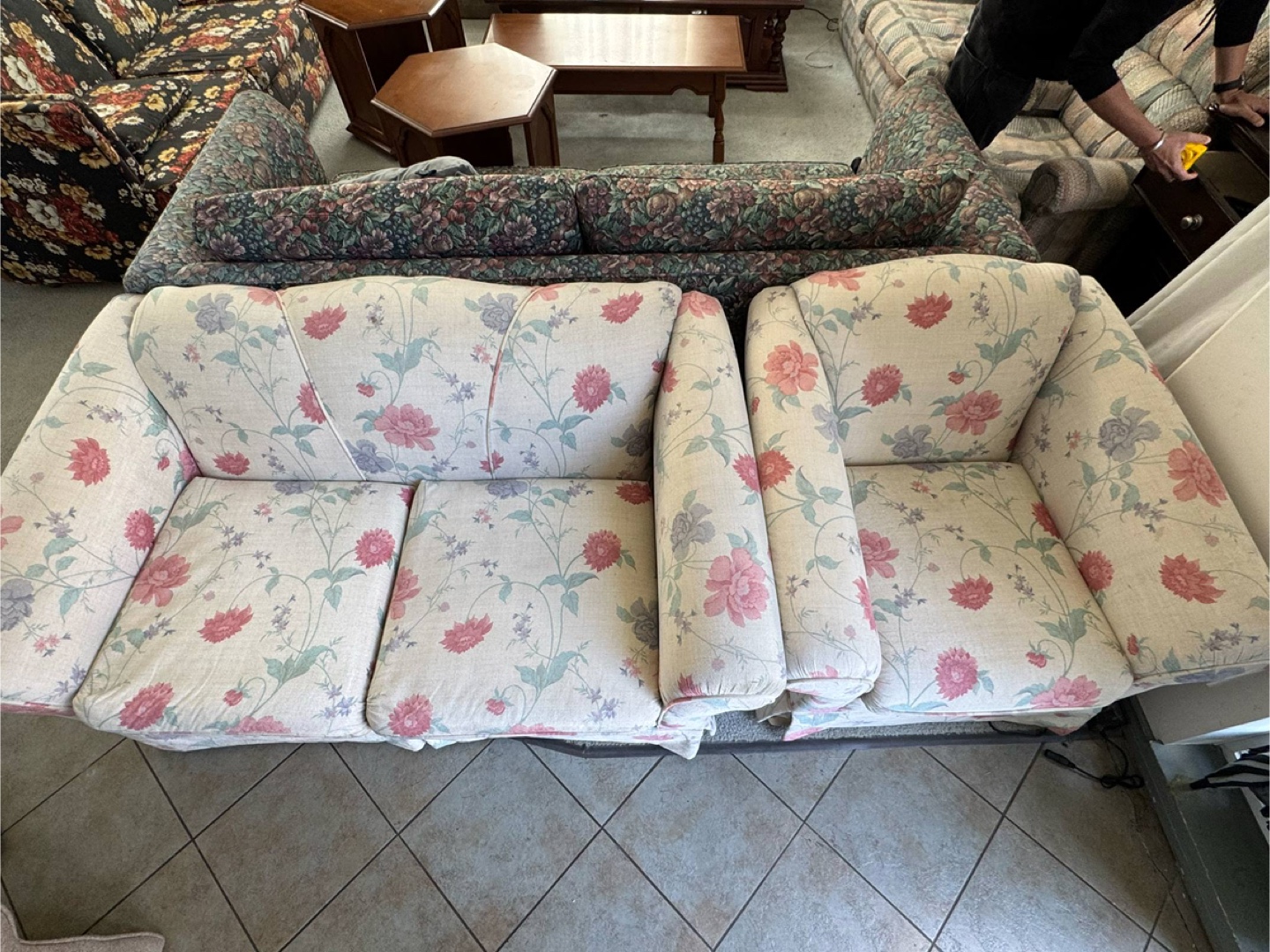 Sklar-Peppler Floral Sofa and Chair Set - photo 2