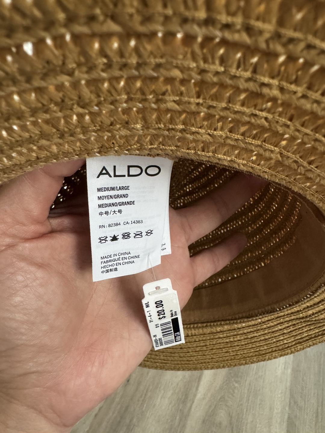 ALDO Straw Hat - Medium/Large - photo 2