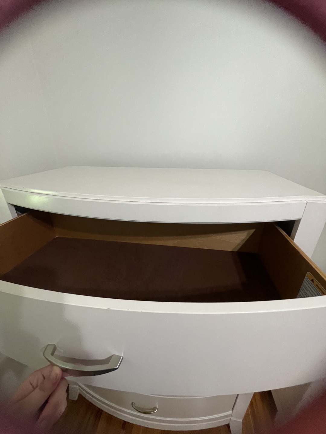 White IKEA bedroom set - dresser and nightstand - photo 4