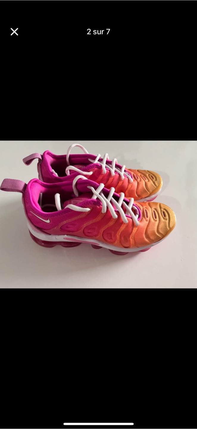 Nike Vapormax Plus Women's Running Shoes - Sunset Gradient - photo 4