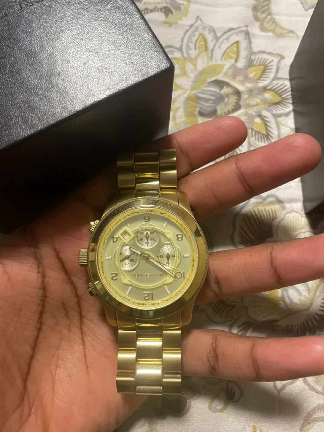 Michael Kors Gold Chronograph Watch thumbnail