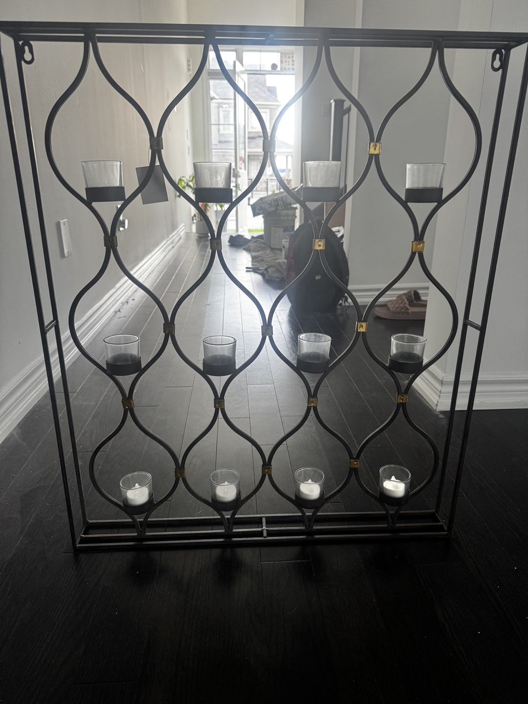Metal Candle Holder Wall Decor - photo 2