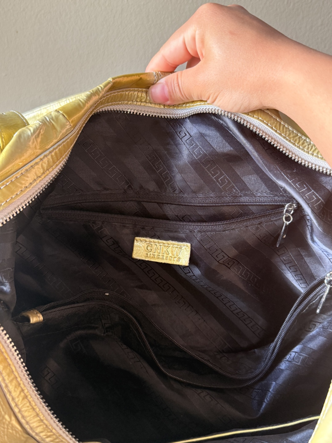 CNKW Designs Yellow Leather Handbag - photo 5