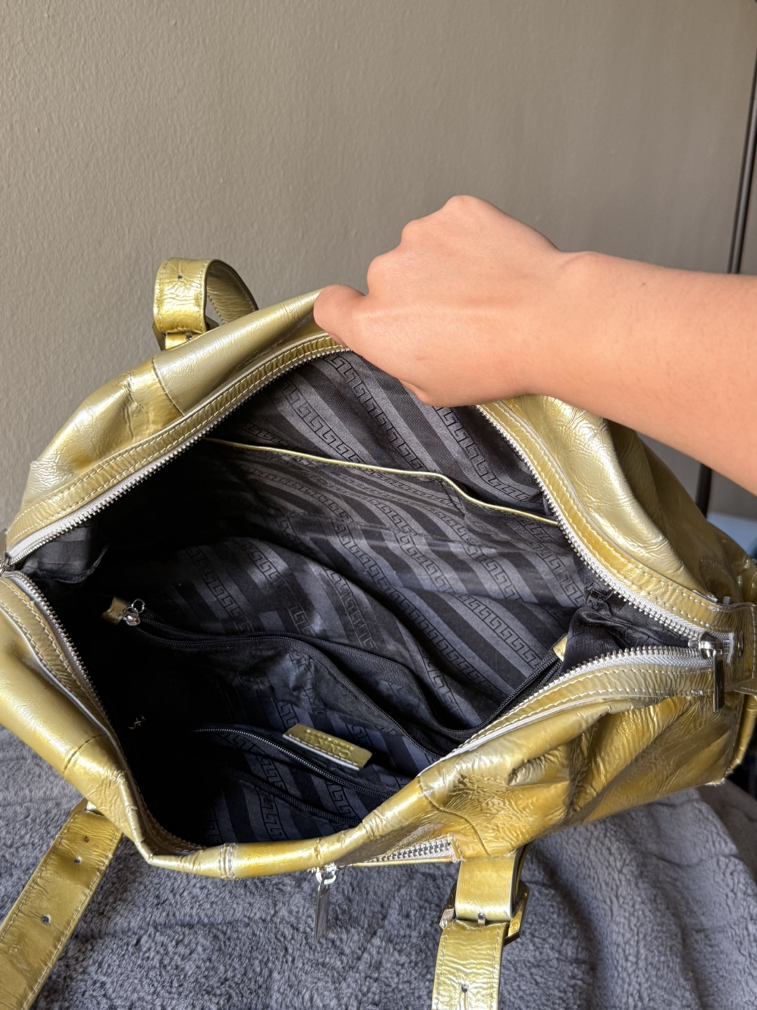 CNKW Designs Yellow Leather Handbag - photo 2