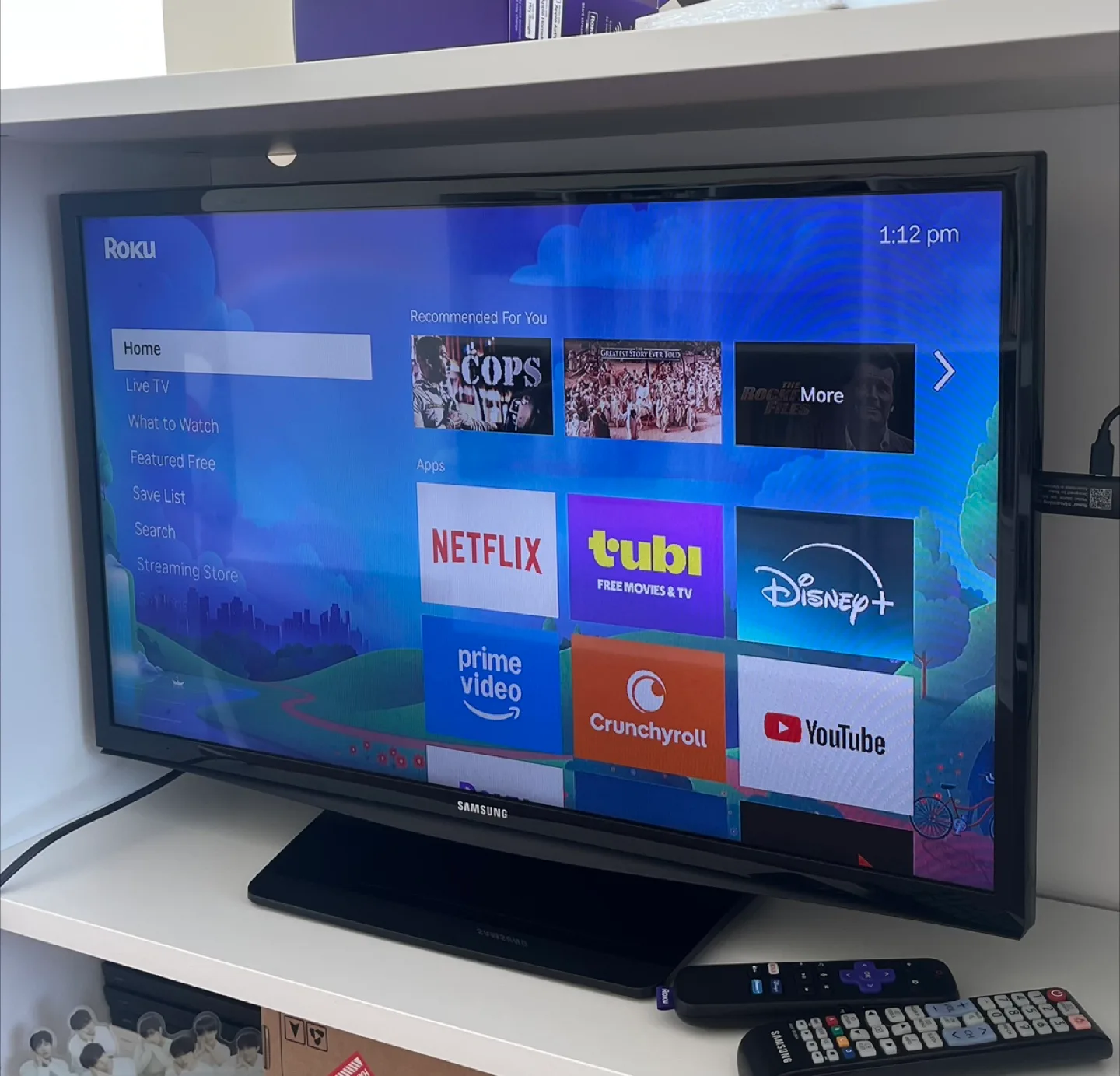 Samsung 27" TV & Roku Streaming Stick 4K thumbnail
