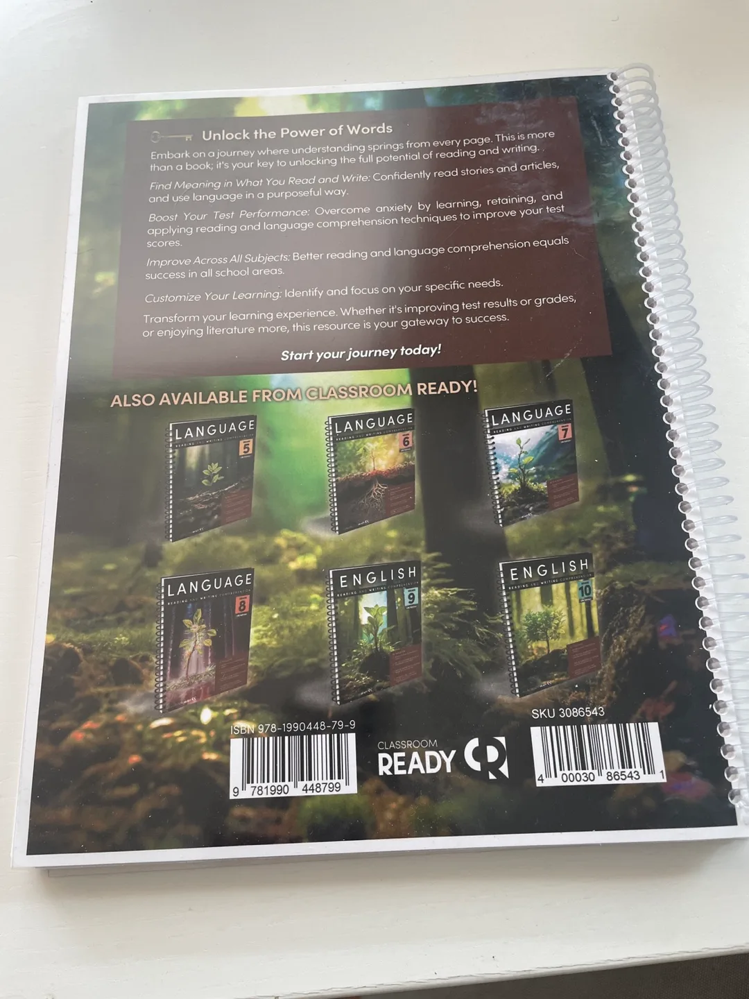 English Reading and Writing Comprehension Grade 9 Workbook image indicator(2)