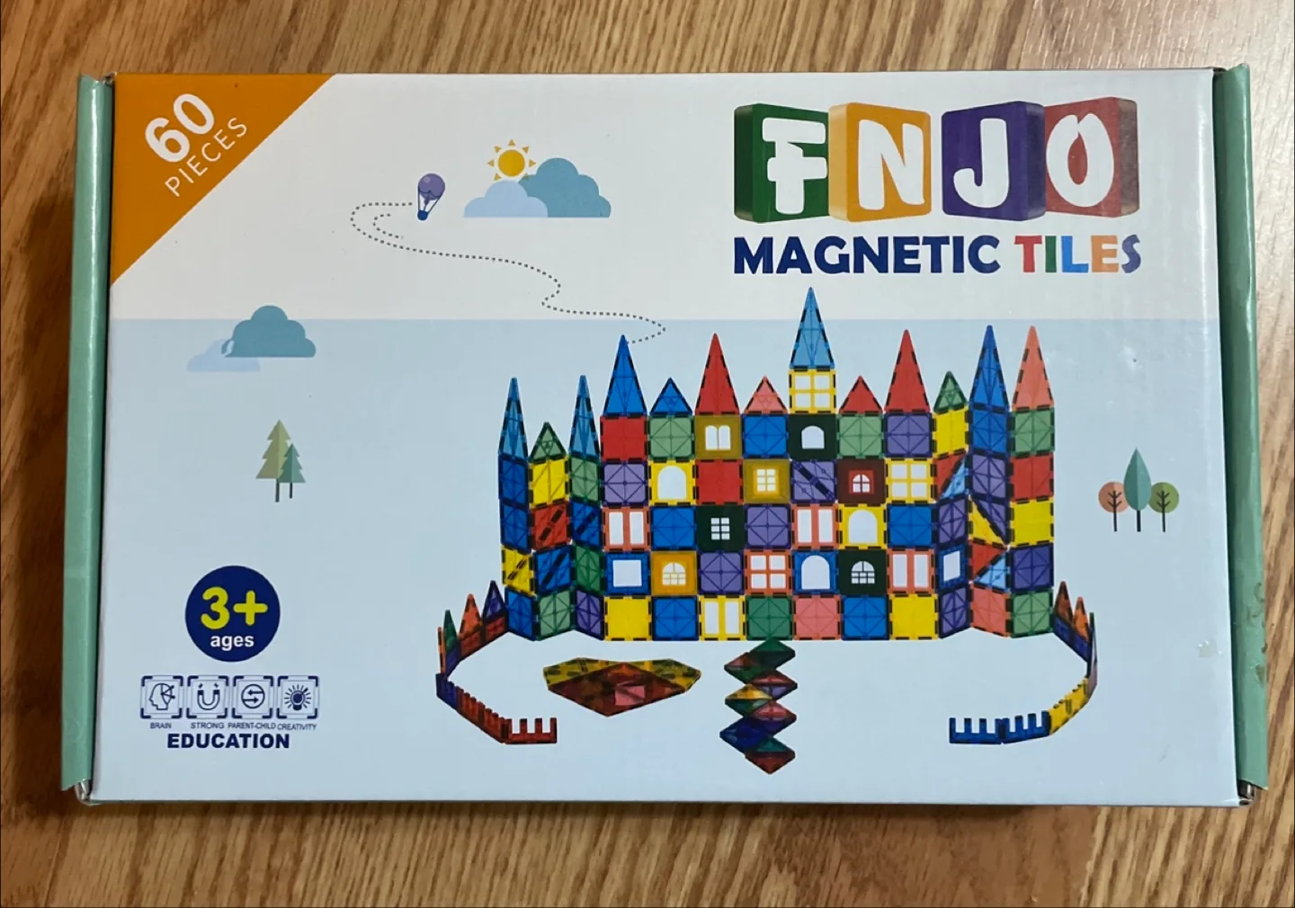 🏒Picasso Tiles and FNJO Magnetic Tiles - 60 Pieces Each image indicator(2)