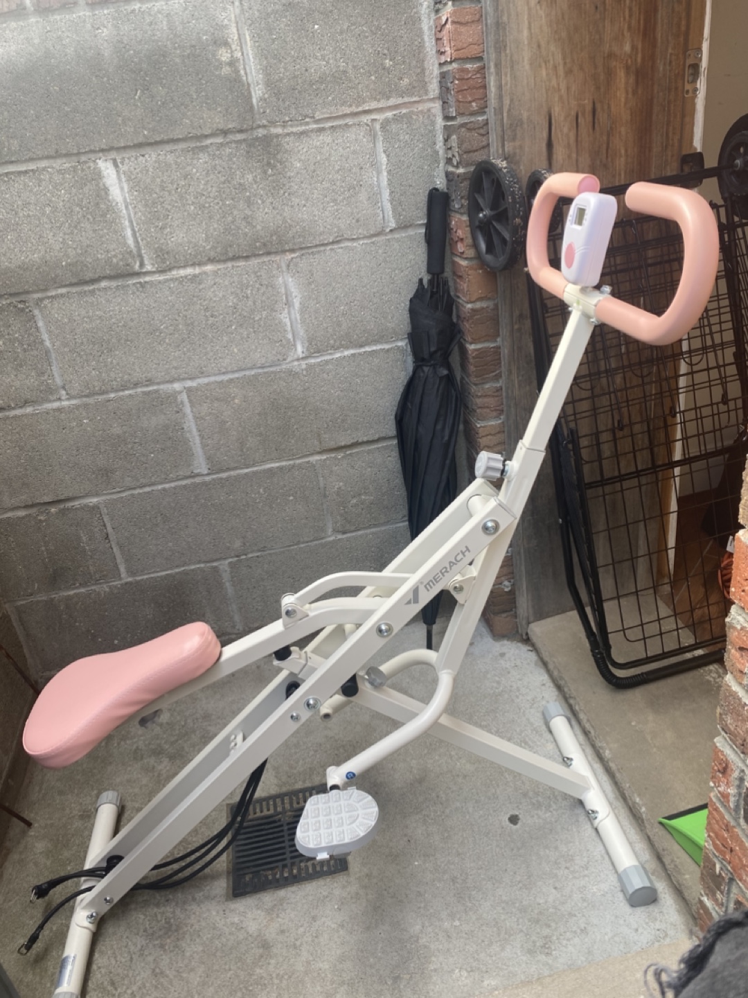 MERACH Pink Pedal Exercise Machine - photo 3