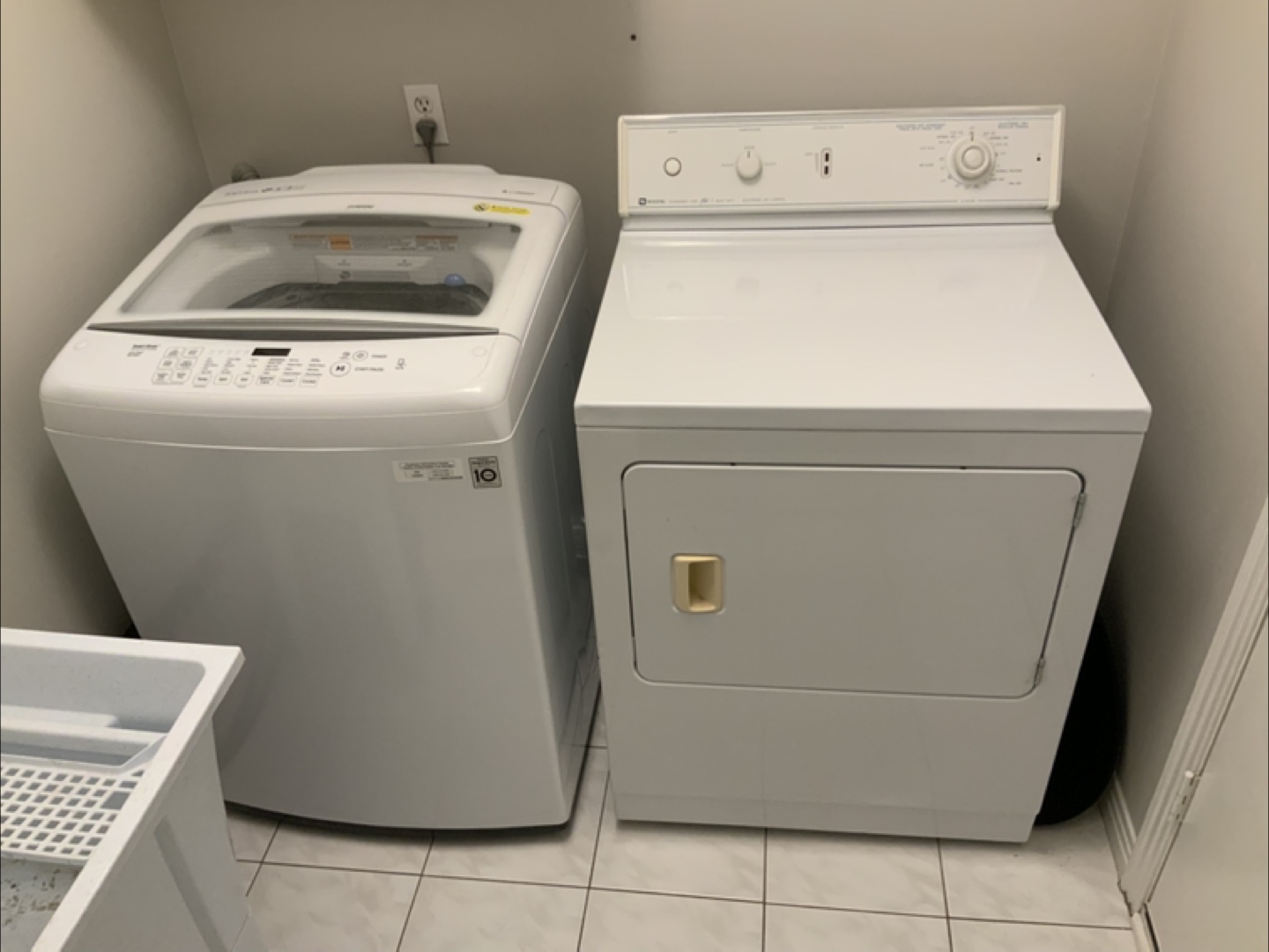 LG Washer and Maytag Dryer Set