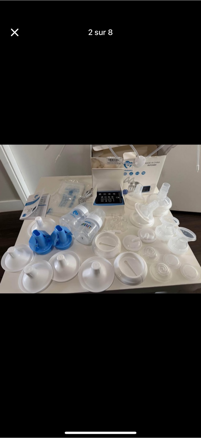 Mom's Good Helper Double Electric Breast Pump with Accessories - photo 5