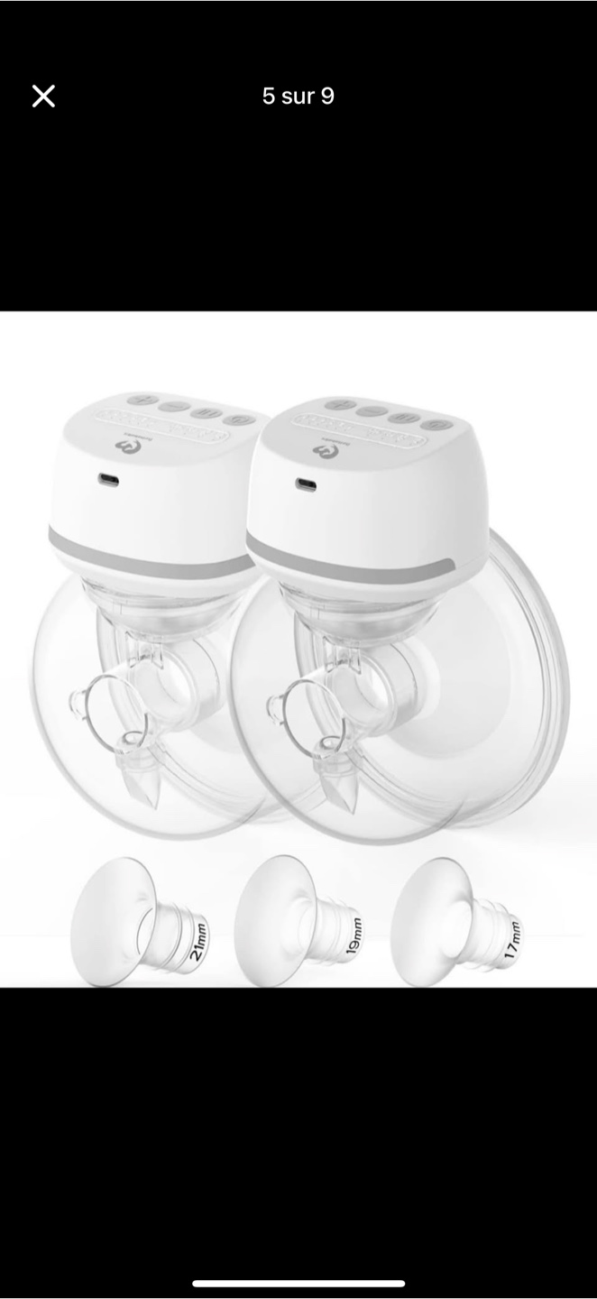 Double Electric Breast Pump with Multiple Size Flanges - photo 5