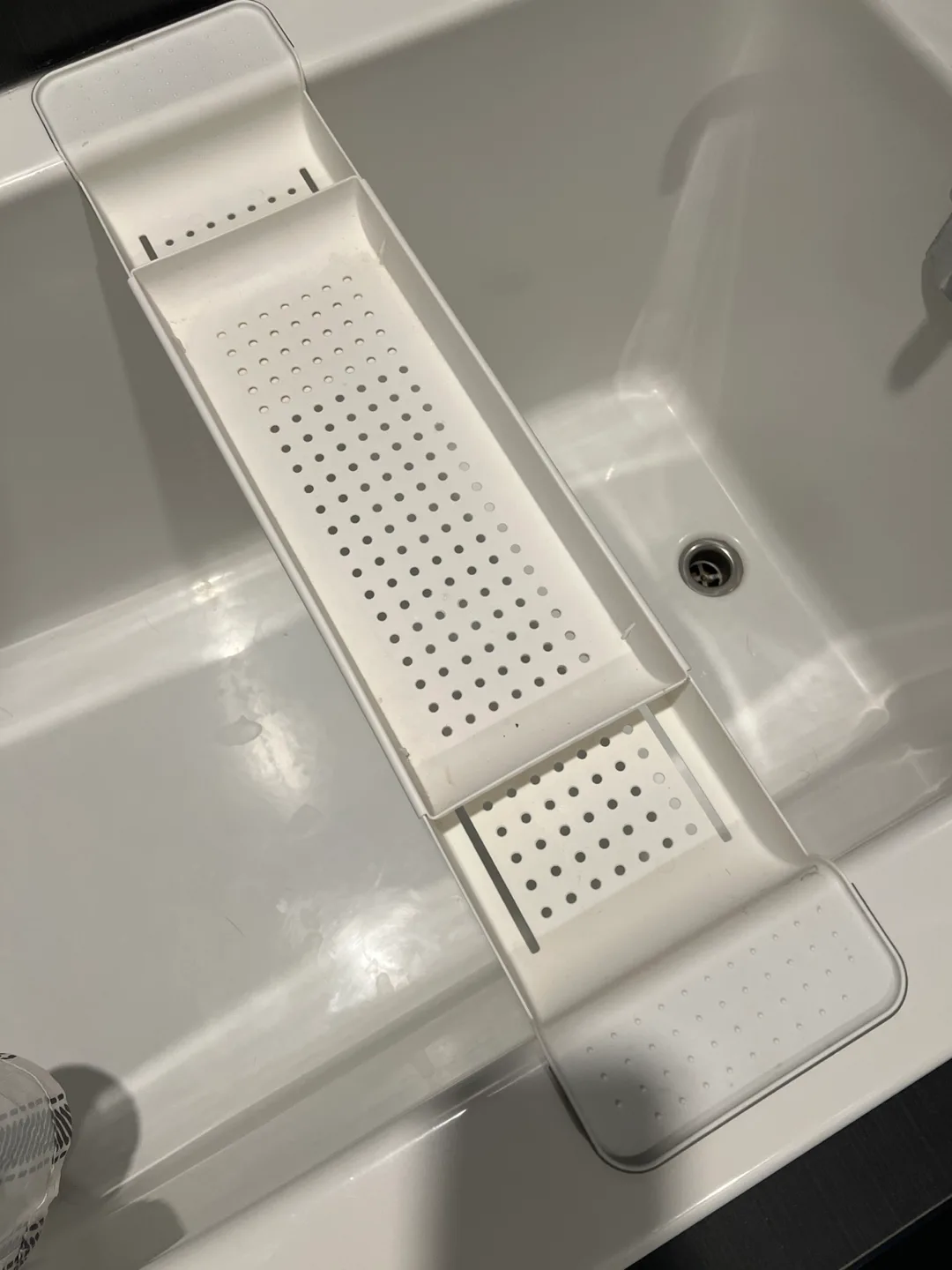 Adjustable bath tray thumbnail